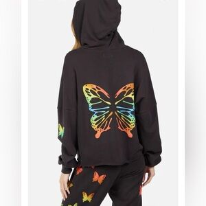 Lauren Moshi Rita Rainbow Butterfly Top 🦋